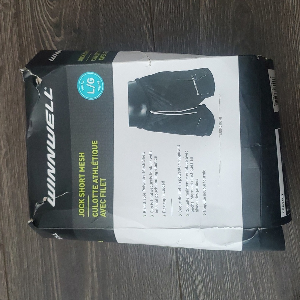 Winnwell Youth Large Jock Shorts Mesh - Brand New with Tags- Kids